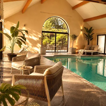 Cha Cha De Loup-b&b-vakantiewoning Met Verwarmd Binnenzwembad En Groot Zonneterras In De Ardennen