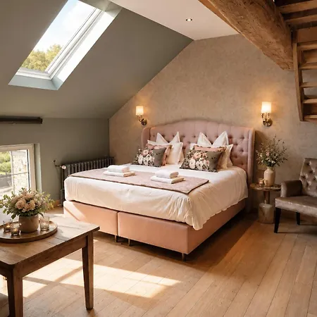 Cha Cha De Loup-b&b-vakantiewoning Met Verwarmd Binnenzwembad En Groot Zonneterras In De Ardennen 4* Rendeux