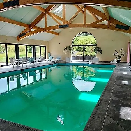 Cha Cha De Loup-Bed And Breakfast-Vakantiewoning- Verwarmd Binnenzwembad En Groot Zonneterras In De Ardennen 4* Rendeux